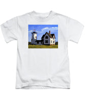 Stage Harbor Lighthouse Cape Cod Massachusetts - Kids T-Shirt