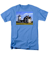 Stage Harbor Lighthouse Cape Cod Massachusetts - Men's T-Shirt  (Regular Fit)
