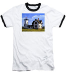 Stage Harbor Lighthouse Cape Cod Massachusetts - Baseball T-Shirt