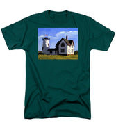 Stage Harbor Lighthouse Cape Cod Massachusetts - Men's T-Shirt  (Regular Fit)