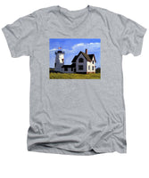 Stage Harbor Lighthouse Cape Cod Massachusetts - Men's V-Neck T-Shirt