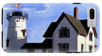 Stage Harbor Lighthouse Cape Cod Massachusetts - Phone Case
