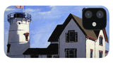 Stage Harbor Lighthouse Cape Cod Massachusetts - Phone Case