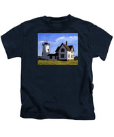 Stage Harbor Lighthouse Cape Cod Massachusetts - Kids T-Shirt