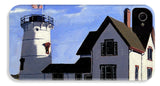Stage Harbor Lighthouse Cape Cod Massachusetts - Phone Case