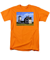Stage Harbor Lighthouse Cape Cod Massachusetts - Men's T-Shirt  (Regular Fit)