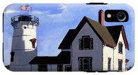 Stage Harbor Lighthouse Cape Cod Massachusetts - Phone Case