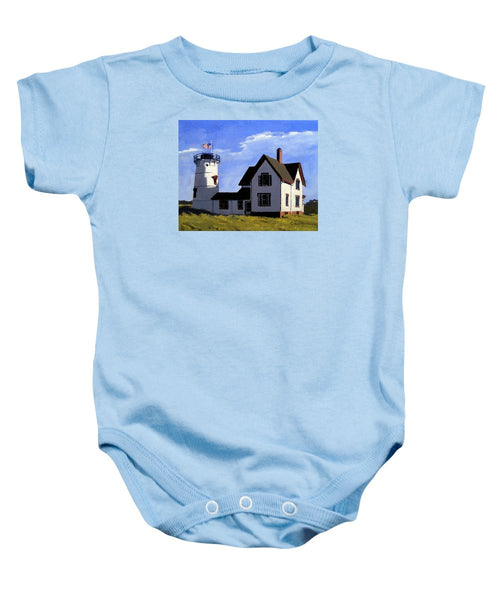Stage Harbor Lighthouse Cape Cod Massachusetts - Baby Onesie