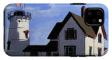 Stage Harbor Lighthouse Cape Cod Massachusetts - Phone Case