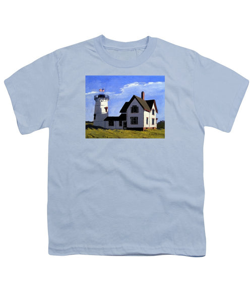 Stage Harbor Lighthouse Cape Cod Massachusetts - Youth T-Shirt
