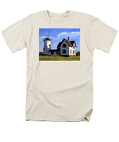 Stage Harbor Lighthouse Cape Cod Massachusetts - Men's T-Shirt  (Regular Fit)