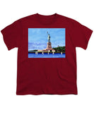 Statue of Liberty on Liberty Island in New York Harbor in New York City - Youth T-Shirt