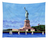 Statue of Liberty on Liberty Island in New York Harbor in New York City - Tapestry