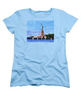 Statue of Liberty on Liberty Island in New York Harbor in New York City - Women's T-Shirt (Standard Fit)