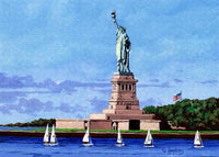 Statue of Liberty on Liberty Island in New York Harbor in New York City - Puzzle