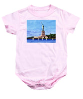 Statue of Liberty on Liberty Island in New York Harbor in New York City - Baby Onesie
