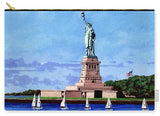 Statue of Liberty on Liberty Island in New York Harbor in New York City - Carry-All Pouch