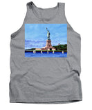 Statue of Liberty on Liberty Island in New York Harbor in New York City - Tank Top