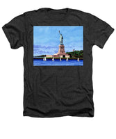 Statue of Liberty on Liberty Island in New York Harbor in New York City - Heathers T-Shirt