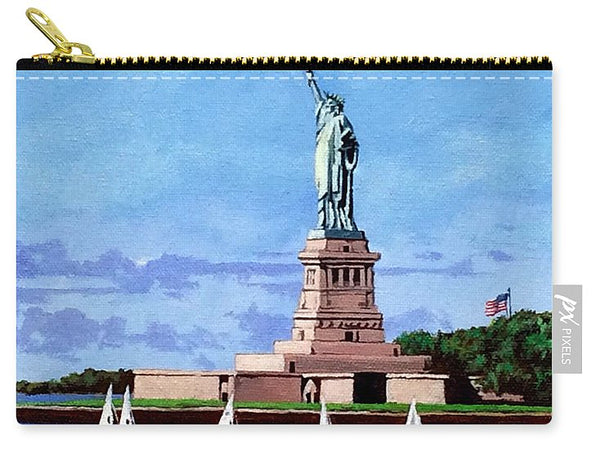Statue of Liberty on Liberty Island in New York Harbor in New York City - Carry-All Pouch