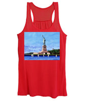 Statue of Liberty on Liberty Island in New York Harbor in New York City - Women's Tank Top