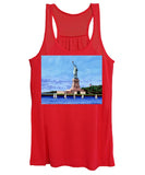 Statue of Liberty on Liberty Island in New York Harbor in New York City - Women's Tank Top