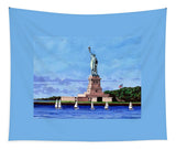 Statue of Liberty on Liberty Island in New York Harbor in New York City - Tapestry