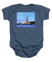 Statue of Liberty on Liberty Island in New York Harbor in New York City - Baby Onesie