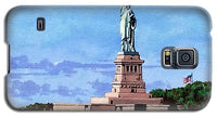 Statue of Liberty on Liberty Island in New York Harbor in New York City - Phone Case