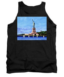 Statue of Liberty on Liberty Island in New York Harbor in New York City - Tank Top