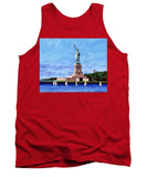 Statue of Liberty on Liberty Island in New York Harbor in New York City - Tank Top