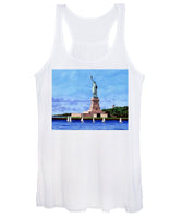Statue of Liberty on Liberty Island in New York Harbor in New York City - Women's Tank Top