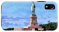 Statue of Liberty on Liberty Island in New York Harbor in New York City - Phone Case