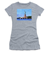 Statue of Liberty on Liberty Island in New York Harbor in New York City - Women's T-Shirt