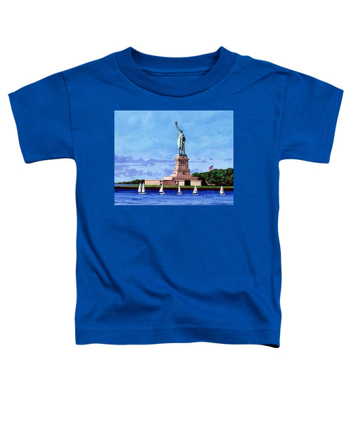 Statue of Liberty on Liberty Island in New York Harbor in New York City - Toddler T-Shirt