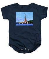Statue of Liberty on Liberty Island in New York Harbor in New York City - Baby Onesie