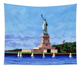 Statue of Liberty on Liberty Island in New York Harbor in New York City - Tapestry