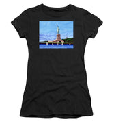 Statue of Liberty on Liberty Island in New York Harbor in New York City - Women's T-Shirt