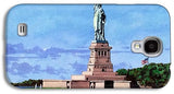 Statue of Liberty on Liberty Island in New York Harbor in New York City - Phone Case