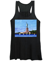 Statue of Liberty on Liberty Island in New York Harbor in New York City - Women's Tank Top