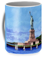 Statue of Liberty on Liberty Island in New York Harbor in New York City - Mug