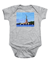 Statue of Liberty on Liberty Island in New York Harbor in New York City - Baby Onesie