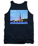 Statue of Liberty on Liberty Island in New York Harbor in New York City - Tank Top