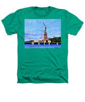 Statue of Liberty on Liberty Island in New York Harbor in New York City - Heathers T-Shirt
