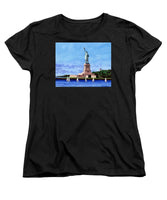 Statue of Liberty on Liberty Island in New York Harbor in New York City - Women's T-Shirt (Standard Fit)