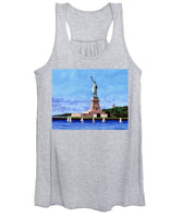 Statue of Liberty on Liberty Island in New York Harbor in New York City - Women's Tank Top