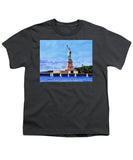 Statue of Liberty on Liberty Island in New York Harbor in New York City - Youth T-Shirt
