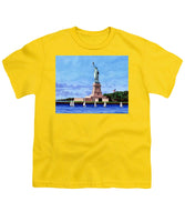 Statue of Liberty on Liberty Island in New York Harbor in New York City - Youth T-Shirt