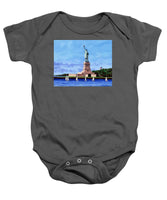 Statue of Liberty on Liberty Island in New York Harbor in New York City - Baby Onesie
