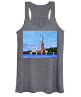 Statue of Liberty on Liberty Island in New York Harbor in New York City - Women's Tank Top